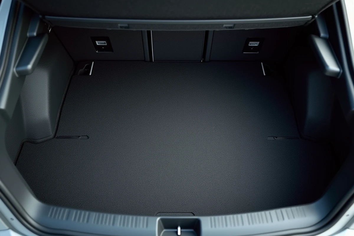 Vue aérienne du coffre du Toyota C-HR montrant les erreurs de rangement versus une organisation optimale de l'espace